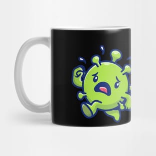 Cute hand sanitizer catch virus cartoon Mug